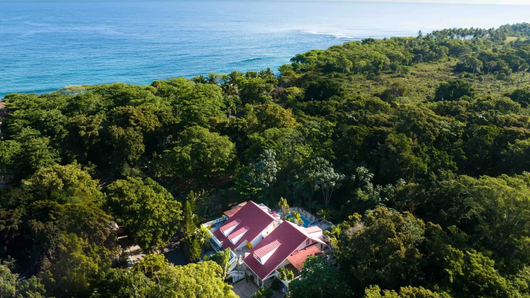 Casa Estrellas Mirabal villa aerial view
